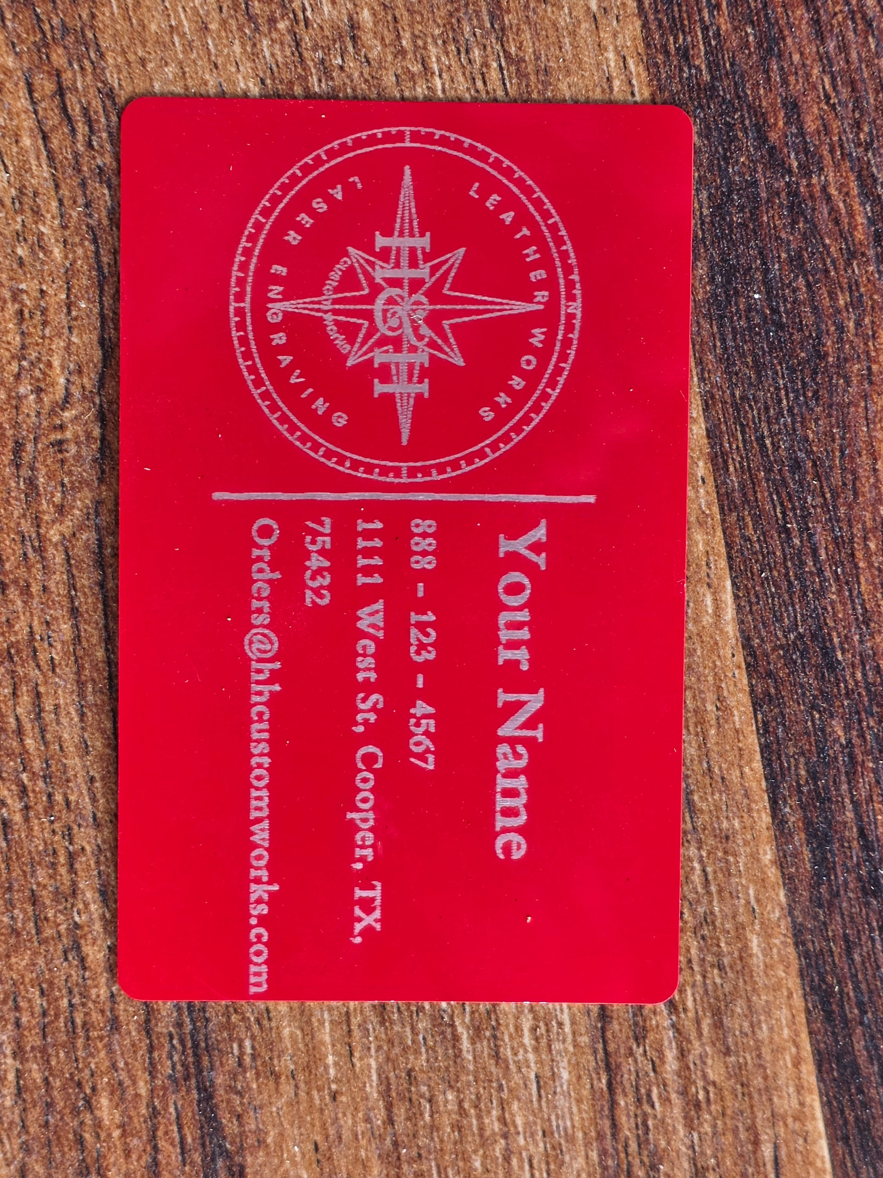 Business Card, Aluminum 10 pack